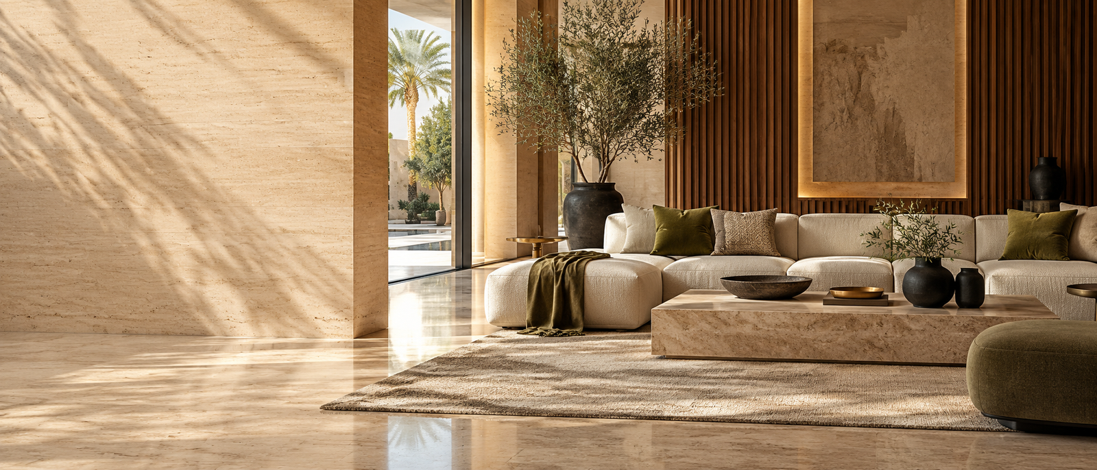 Luxury living room interior by Decor World Hub